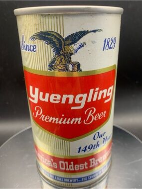 Vintage Beer Can Yuengling Beer 149th Year Empty Steel Can America's Oldest